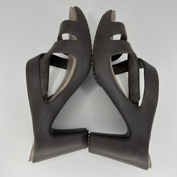 Crocs Cyprus IV Slip-On Sandal Heels Womens Size 9 Strappy Open-Toe Shoes - Picture 6 of 9